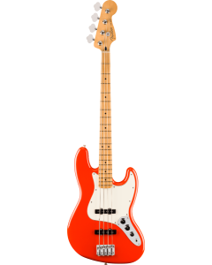 Fender Player II Jazz Bass, Maple Fingerboard, Coral Red
