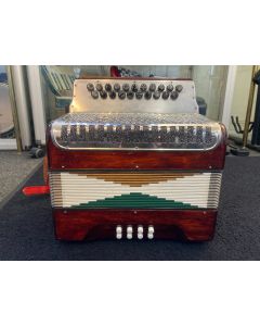 B/C Chromatic Melodeon Natural Wood Finish