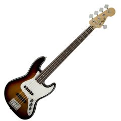 Fender Standard Jazz Bass V (Five String), Pau Ferro Fingerboard, Brown Sunburst