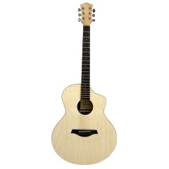 Chord Nomad Series Electro-Acoustic Guitar White Quilted Maple