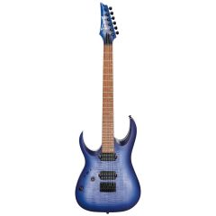 Ibanez RGA42FML, Left Handed, Flame Maple Top , Blue Lagoon Burst Flat