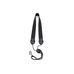 RICO Fabric Sax Strap (Black) with Metal Hook for Tenor/Baritone Saxophones