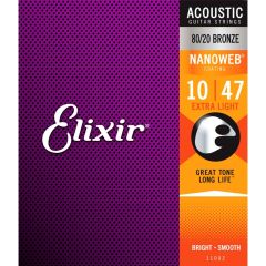 Elixir Acoustic Extra Light Guitar Strings