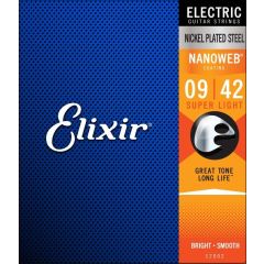 Elixir Super Light 9-42 Electric Guitar Strings