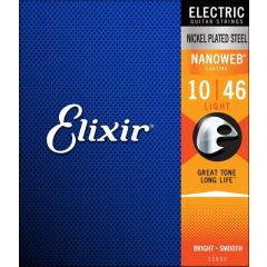 Elixir Light 10-46 Electric Guitar Strings
