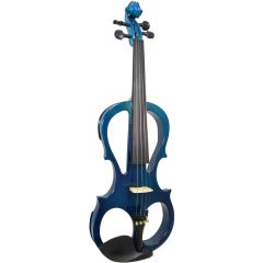 Valentino Electric Frame Violin, Blue