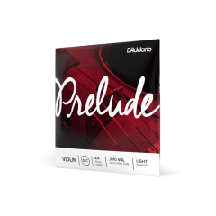 D'addario Prelude Violin String Set, 4/4 Scale, Light Tension