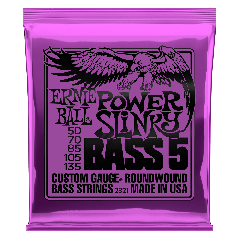 Ernie Ball 5-String Power Slinky Bass Guitar Strings