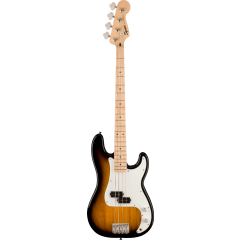 Squier Sonic Precision Bass, Maple Fingerboard, White Pickguard, 2-Color Sunburst