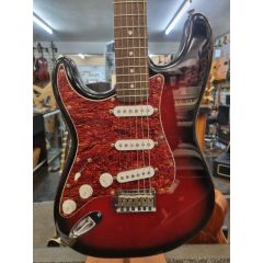 Squier Left Handed Standard Stratocaster 2006 Red Burst (Pre-Owned)