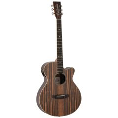 Tanglewood TRU4CEAE Reunion Superfolk Ebony EQ Acoustic Guitar